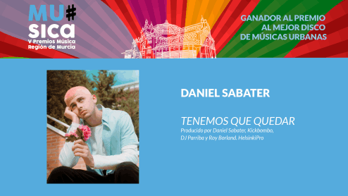 Premios Musica Región de Murcia. DANIEL SABATER